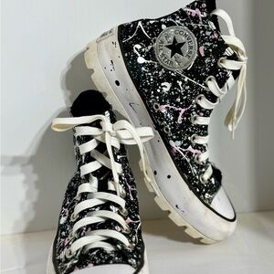 Converse Chuck Taylor All Star Lugged Paint Splatter size 8